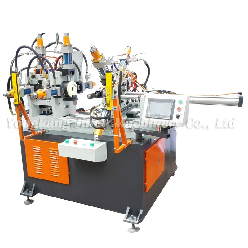 Hydraulic punching Holes machine for the Telescopic ladder